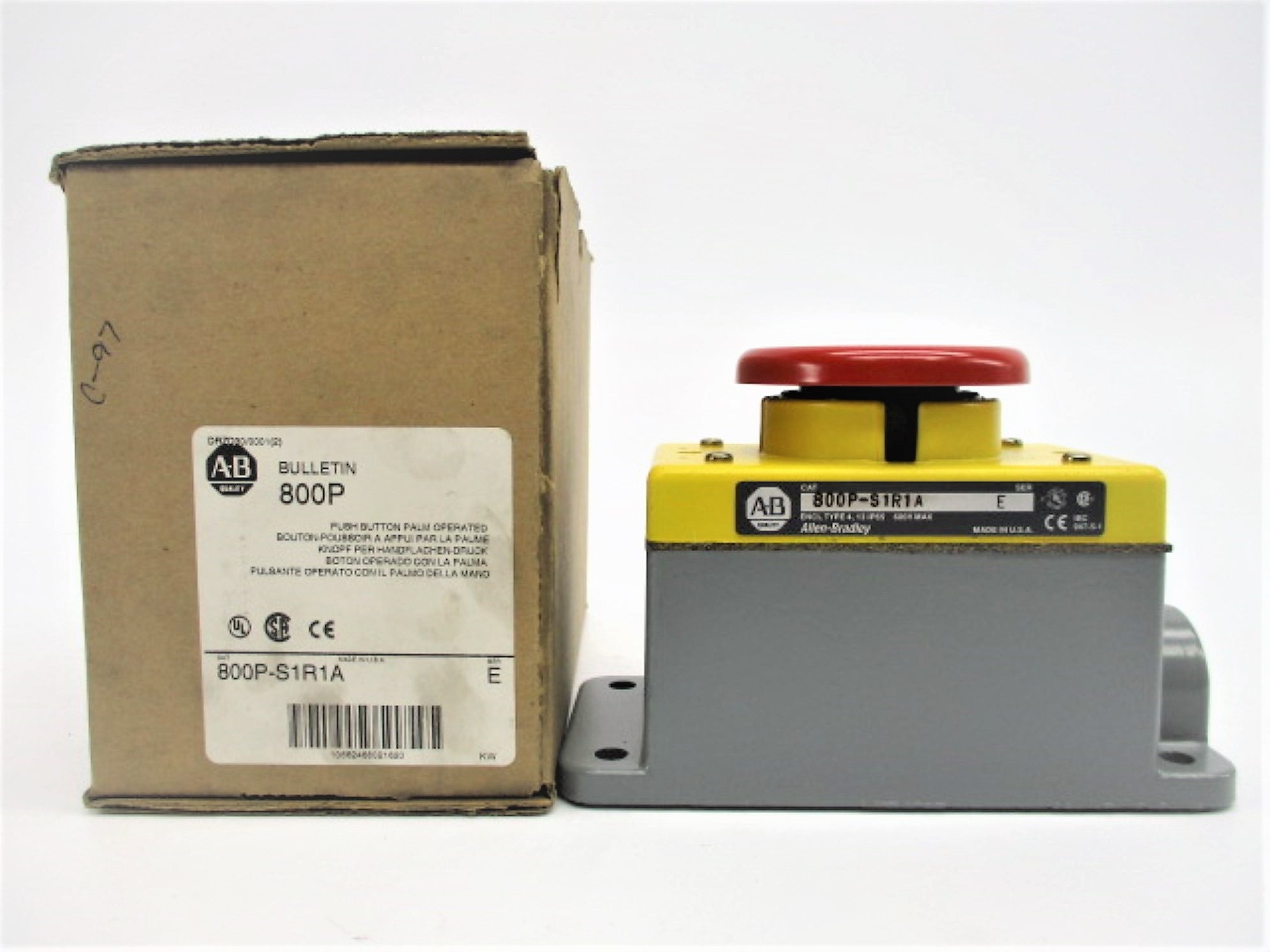 ALLEN BRADLEY 800P-S1R1A SER. E (BR/WH) NSMP