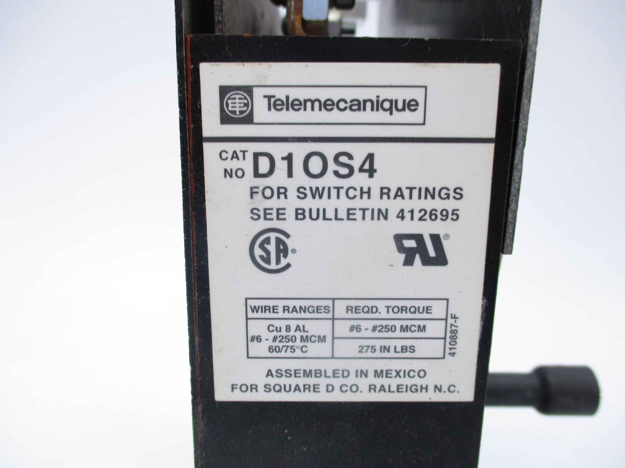 TELEMECANIQUE D1OS4 UNMP