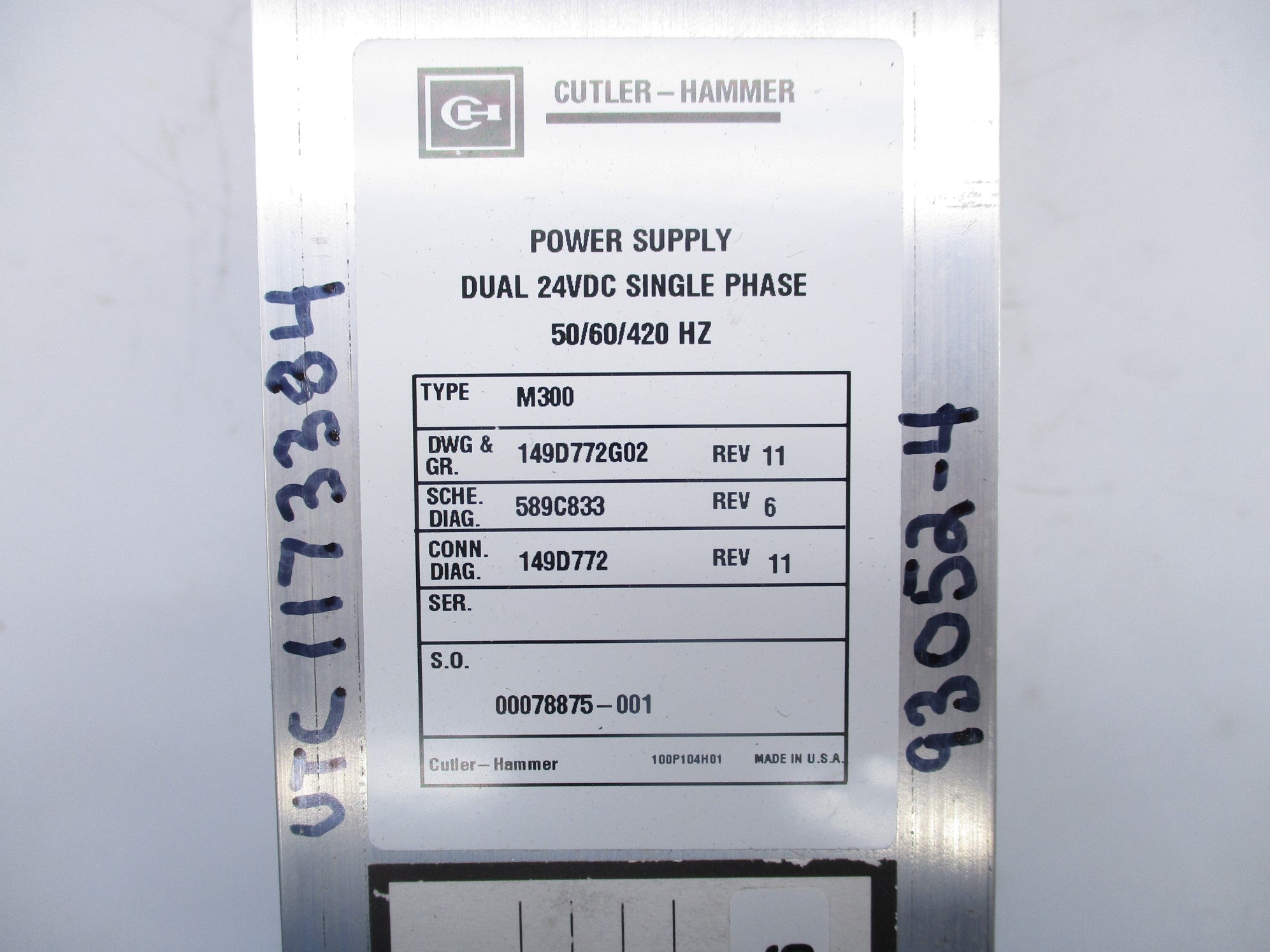 CUTLER HAMMER M300 UNMP