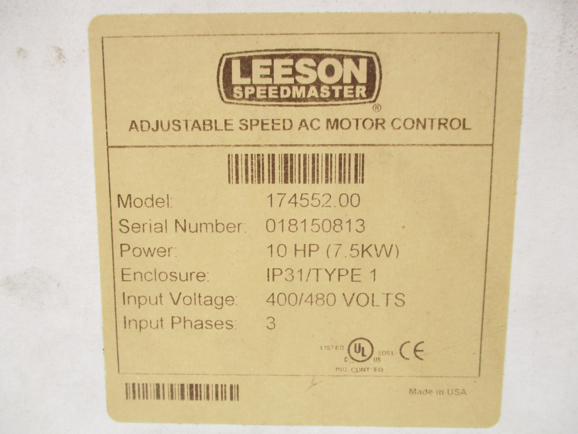 LEESON 174552.00 NSMP
