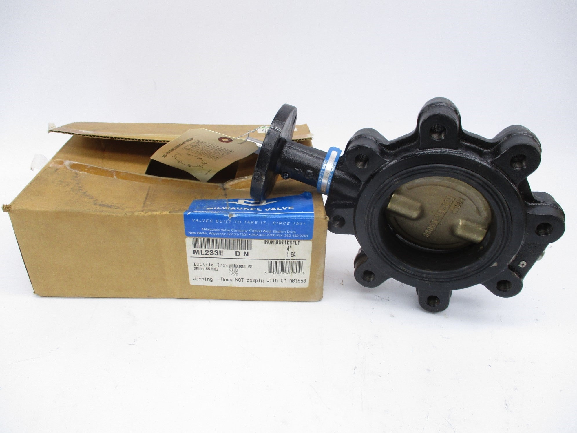 MILWAUKEE VALVE ML233E 4" NSMP