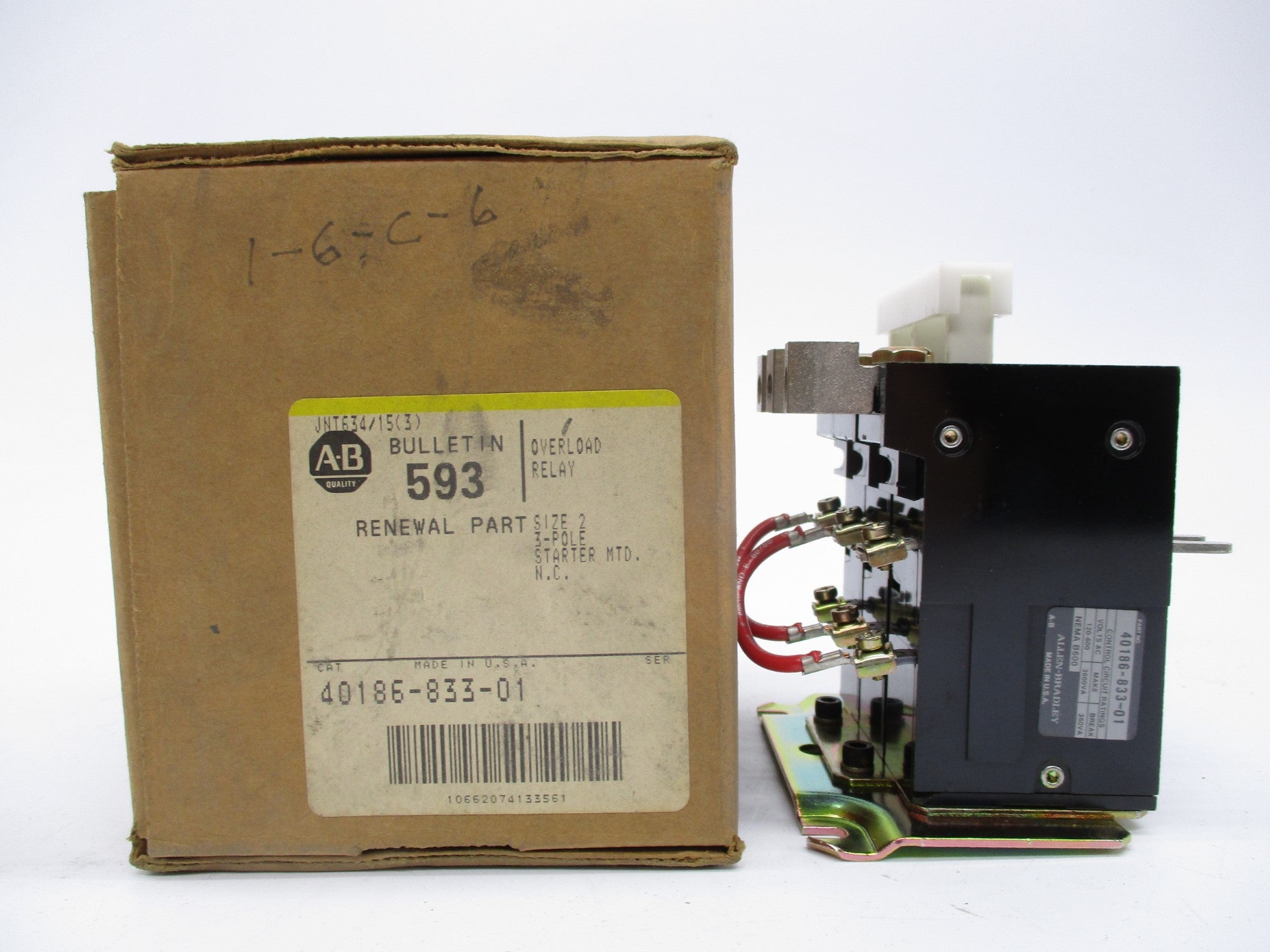 INDUSTRIAL SPARE PART 40186-833-01 120V (BR/YL) NSMP