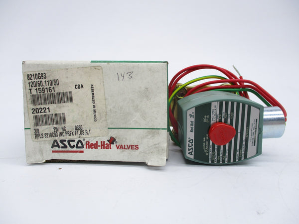 ASCO 8210G93 110/120V 150PSI 3/8" NSMP