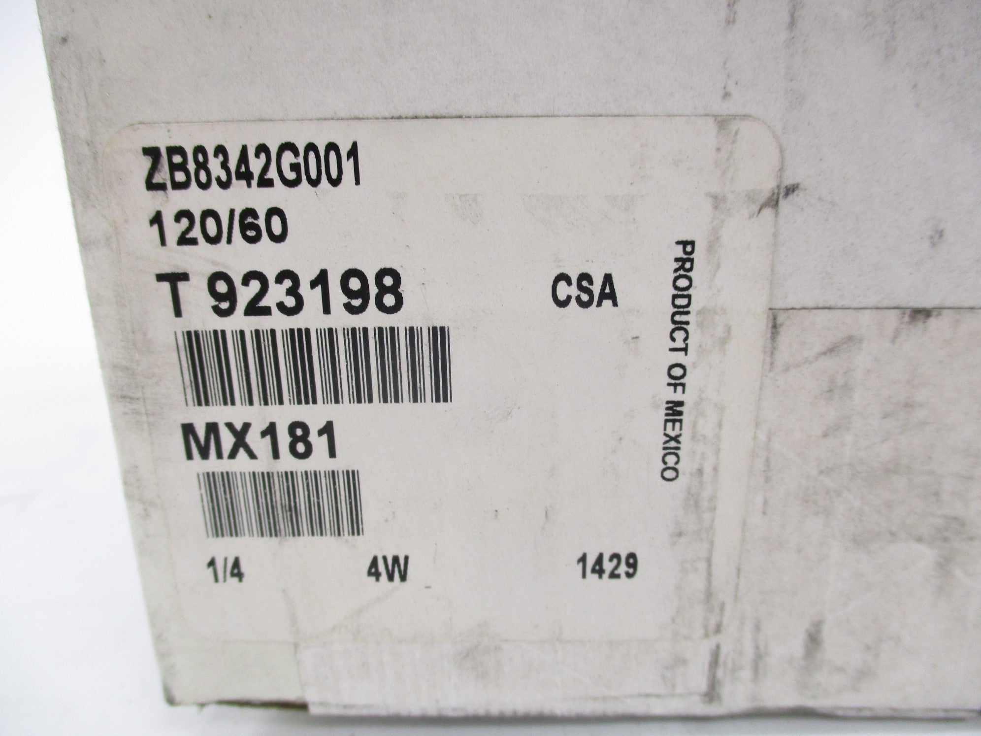 ASCO ZB8342G001 110/120V NSFS