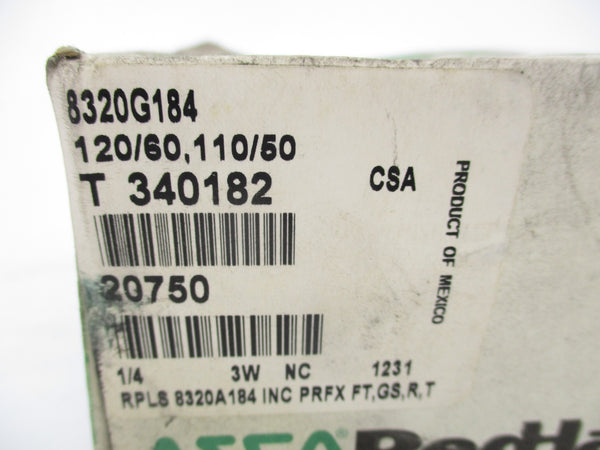ASCO 8320G184 110/120V 150PSI 1/4" NSMP