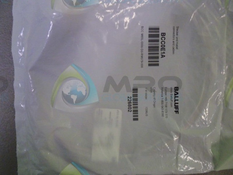 BALLUFF BCC M65L-0000-D0R CABLE CONNECTOR NSNP IN BAG