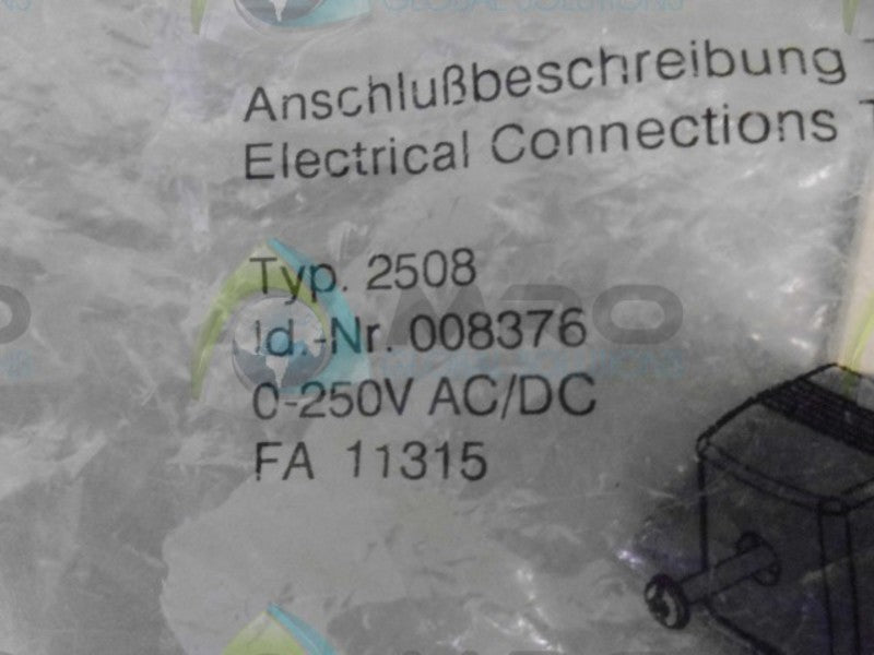 2508 ELECTRICAL CONNECTIONS NSNP IN BAG