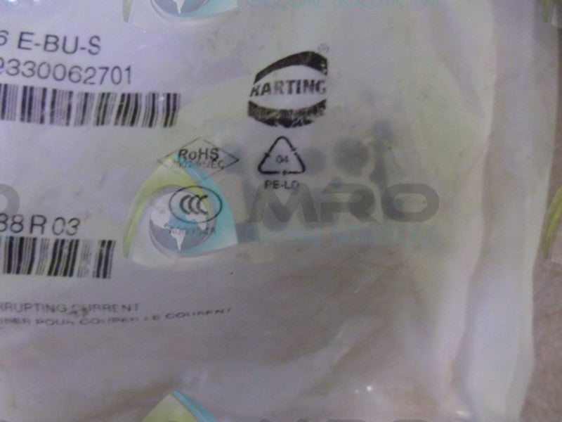 HARTING 09-33-006-2701 RECTANGULAR FEMALE INSERT NSNP IN BAG