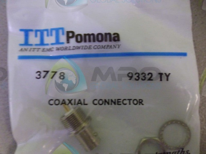 ITT 3778 COAXIAL CONNECTOR NSNP NO BAG