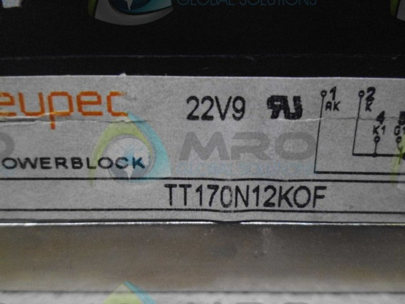 EUPEC TT170N12KOF POWER BLOCK UNMP