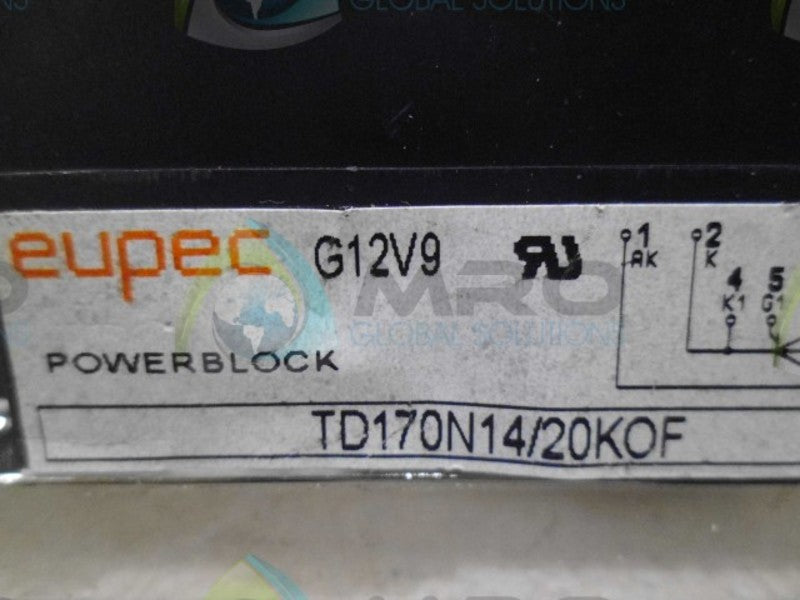 EUPEC TD170N14/20KOF POWER BLOCK UNMP