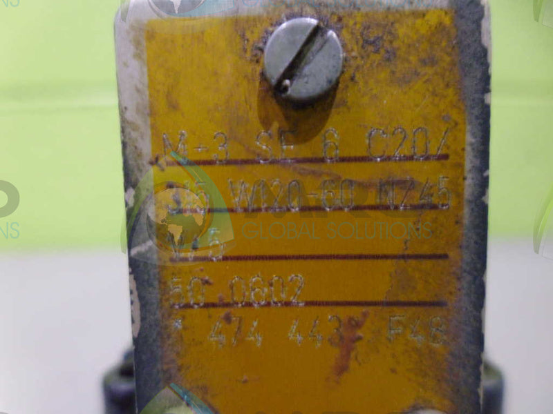REXROTH M-3 SE 6 C20/315 W120-60 NZ45 V/5 UNMP