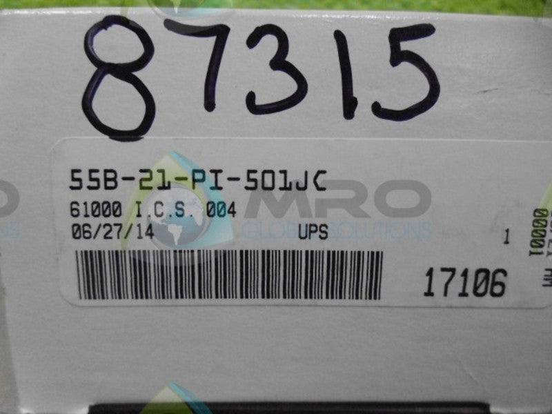 MAC 55B-21-PI-501JC VALVE NSMP