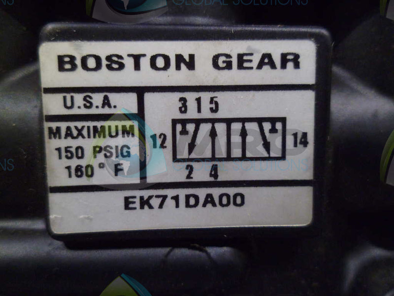 BOSTON GEAR EK71DA00 AIR CONTROL VALVE NSNP