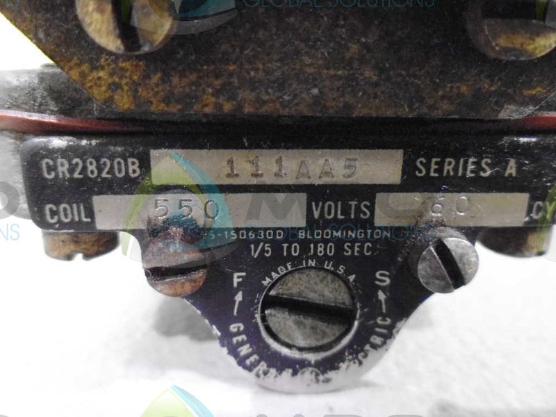 GENERAL ELECTRIC CR2820B111AA5 CONTACTOR UNMP