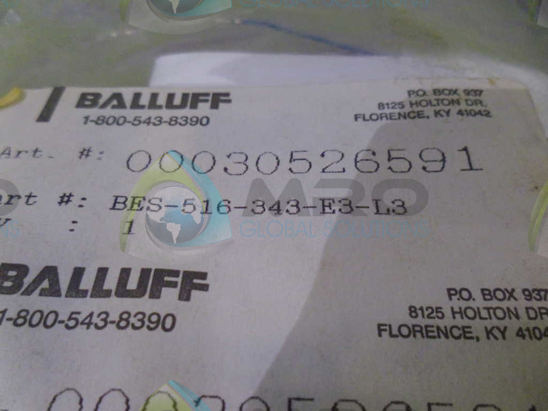 BALLUFF BES-516-343-E3-L3 SENSOR NSMP