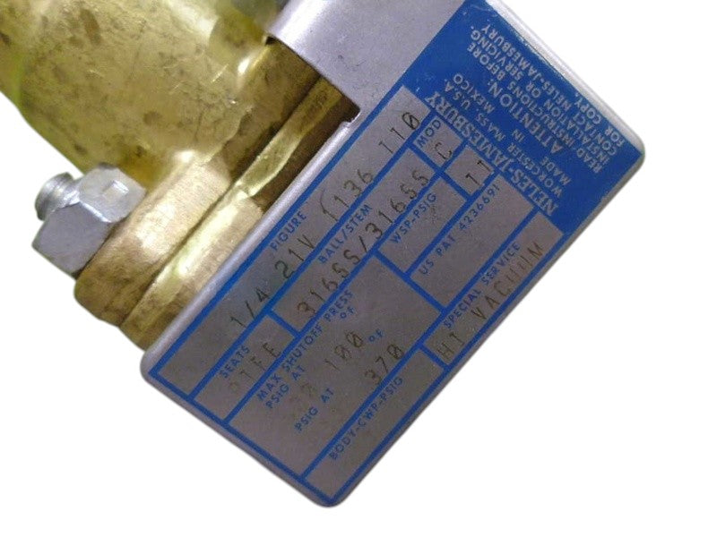 NELES 316SS/316SS C 1/4" UNMP