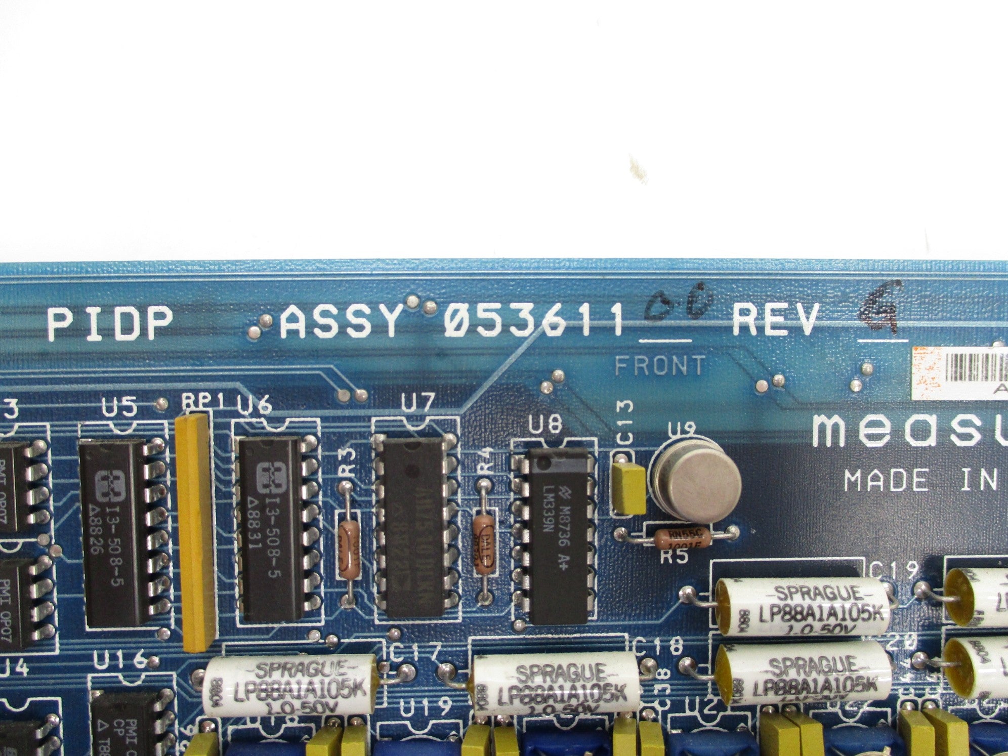 MEASUREX 05361100 REV. G NSNP
