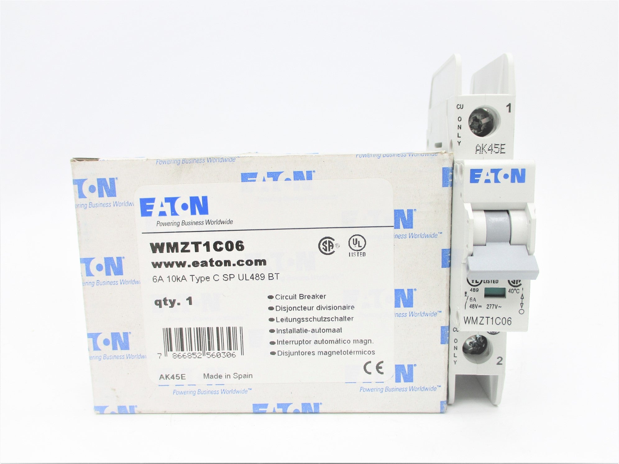 EATON WMZT1C06 277V 6A NSMP