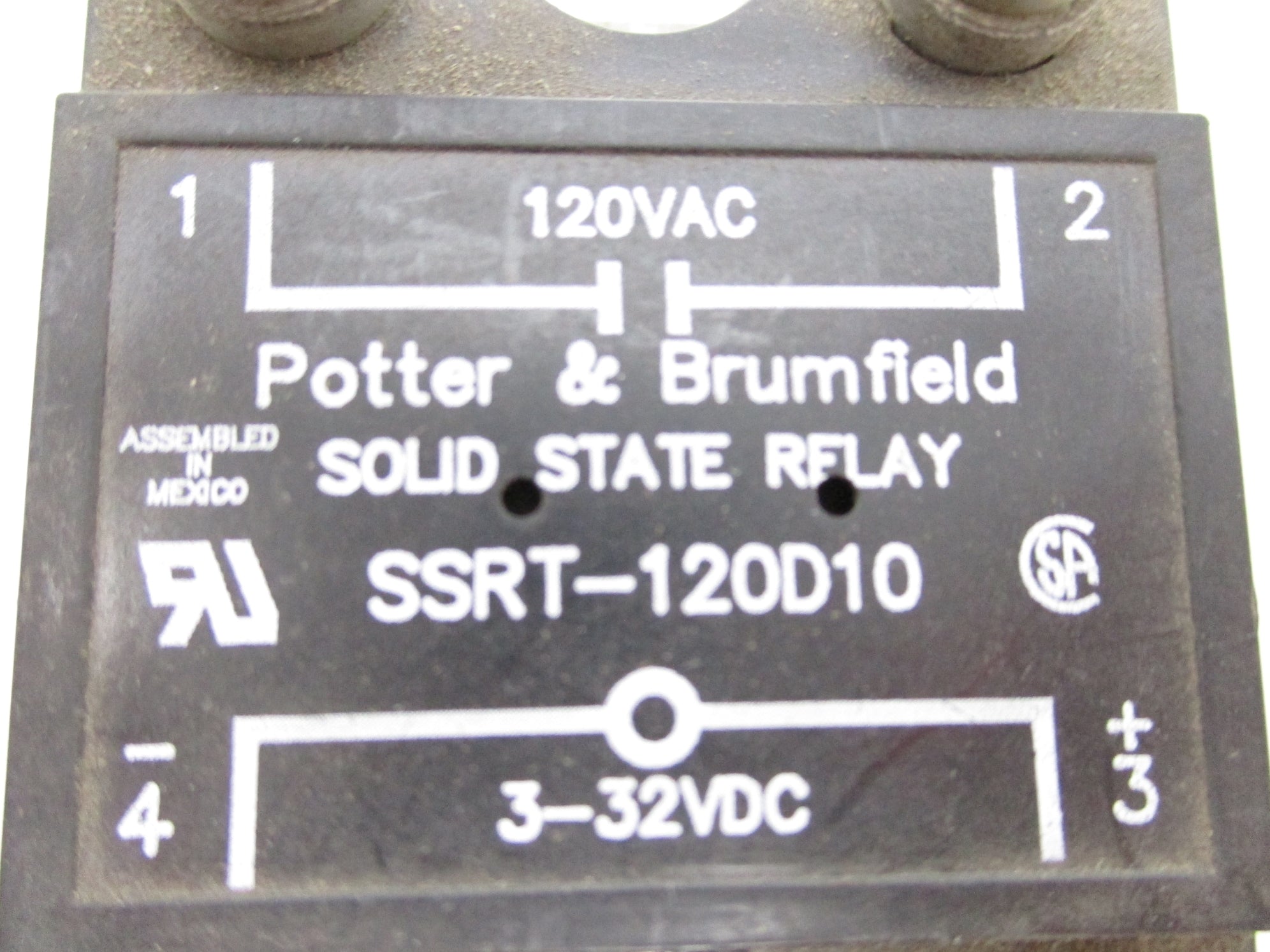 POTTER & BRUMFIELD SSRT-120D10 32VDC UNMP