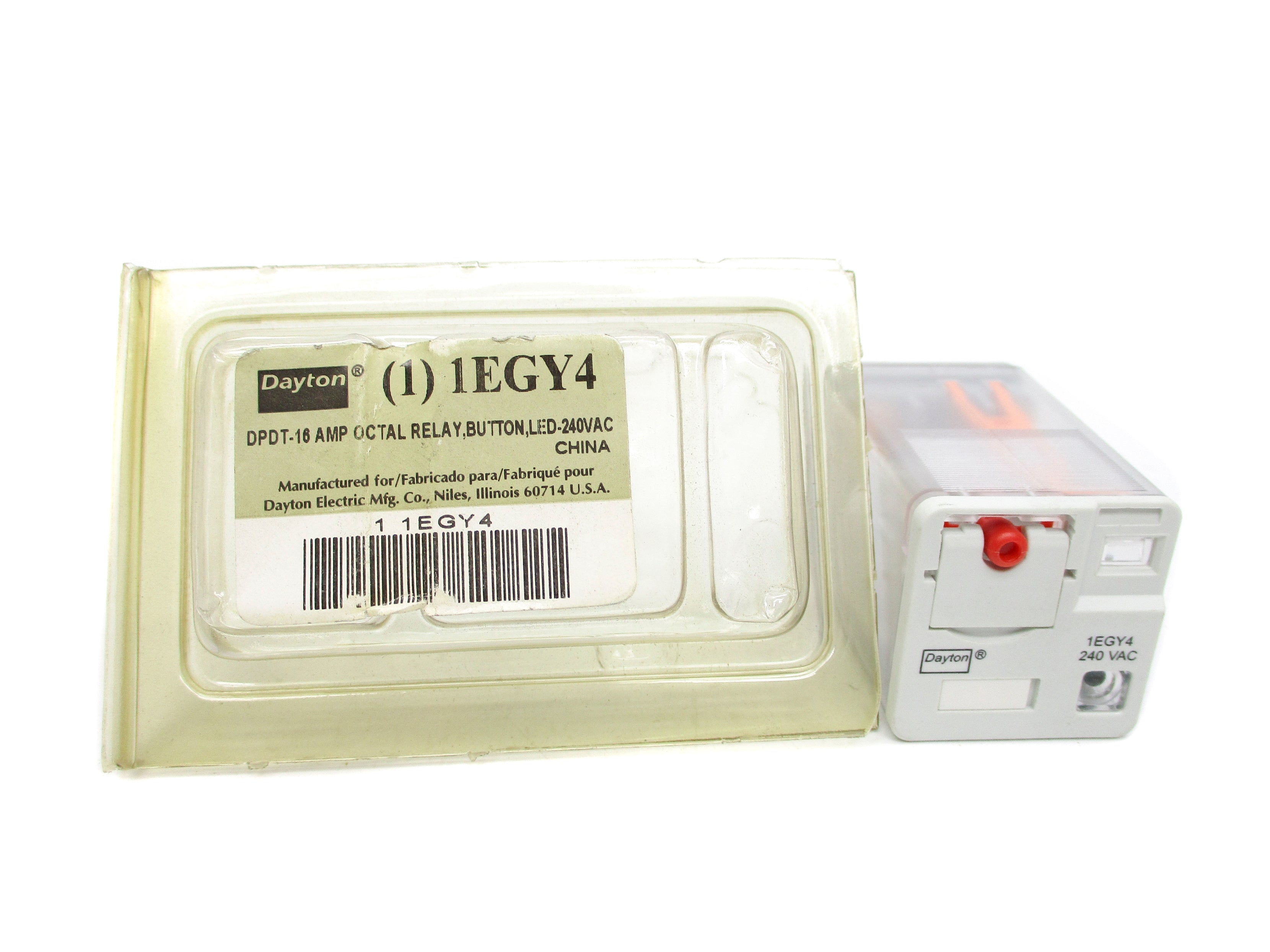 DAYTON 1EGY4 240VAC 16A NSMP
