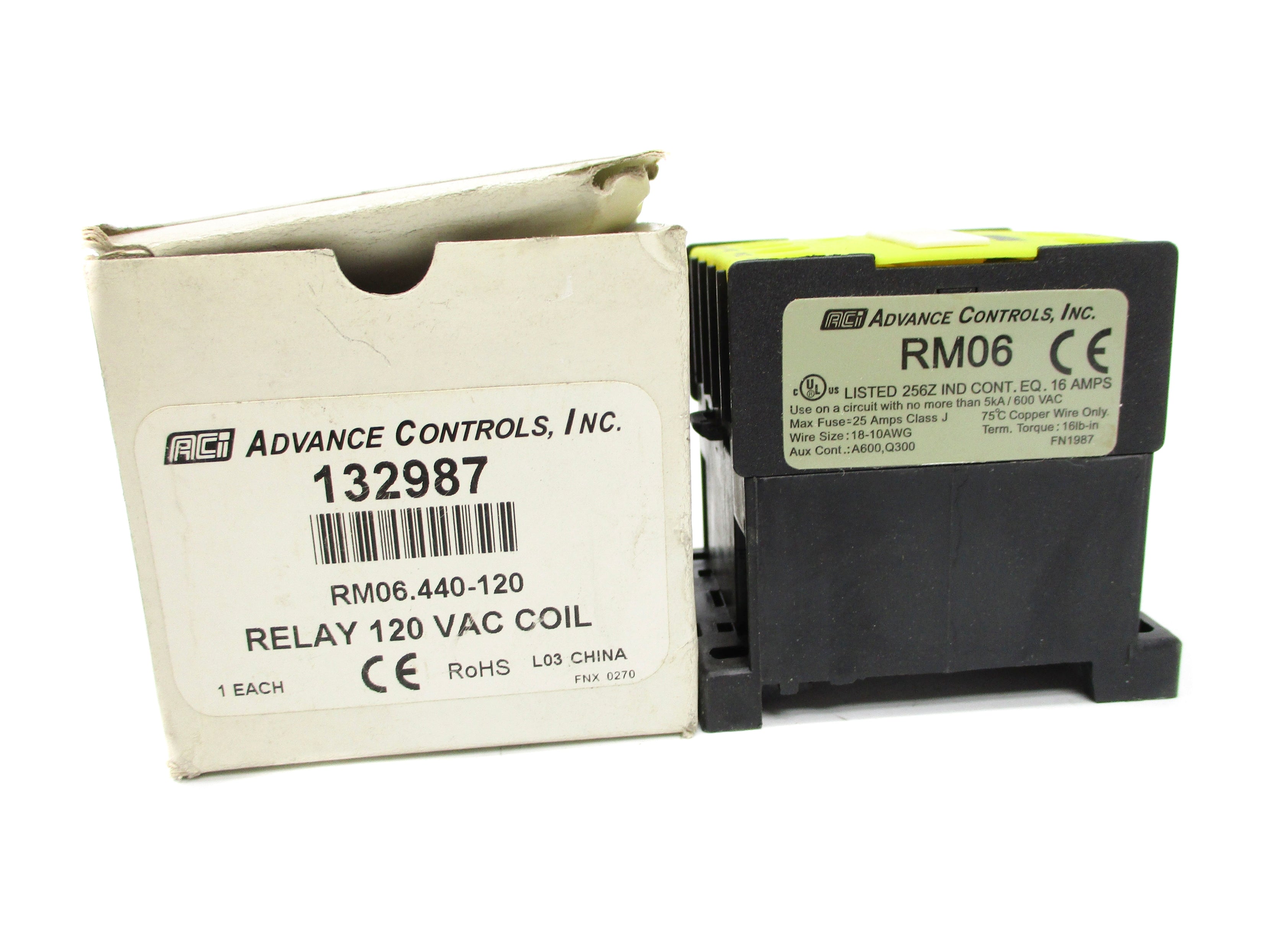 ADVANCE CONTROLS RM06.440-120 120VAC NSMP