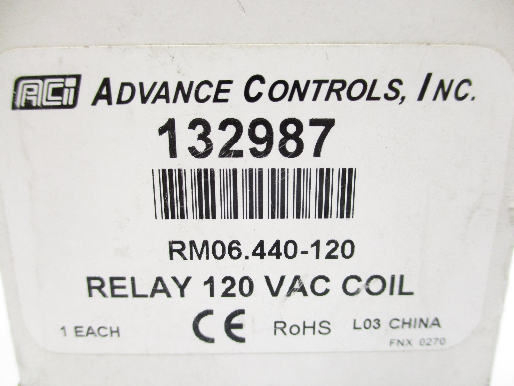ADVANCE CONTROLS RM06.440-120 120VAC NSMP