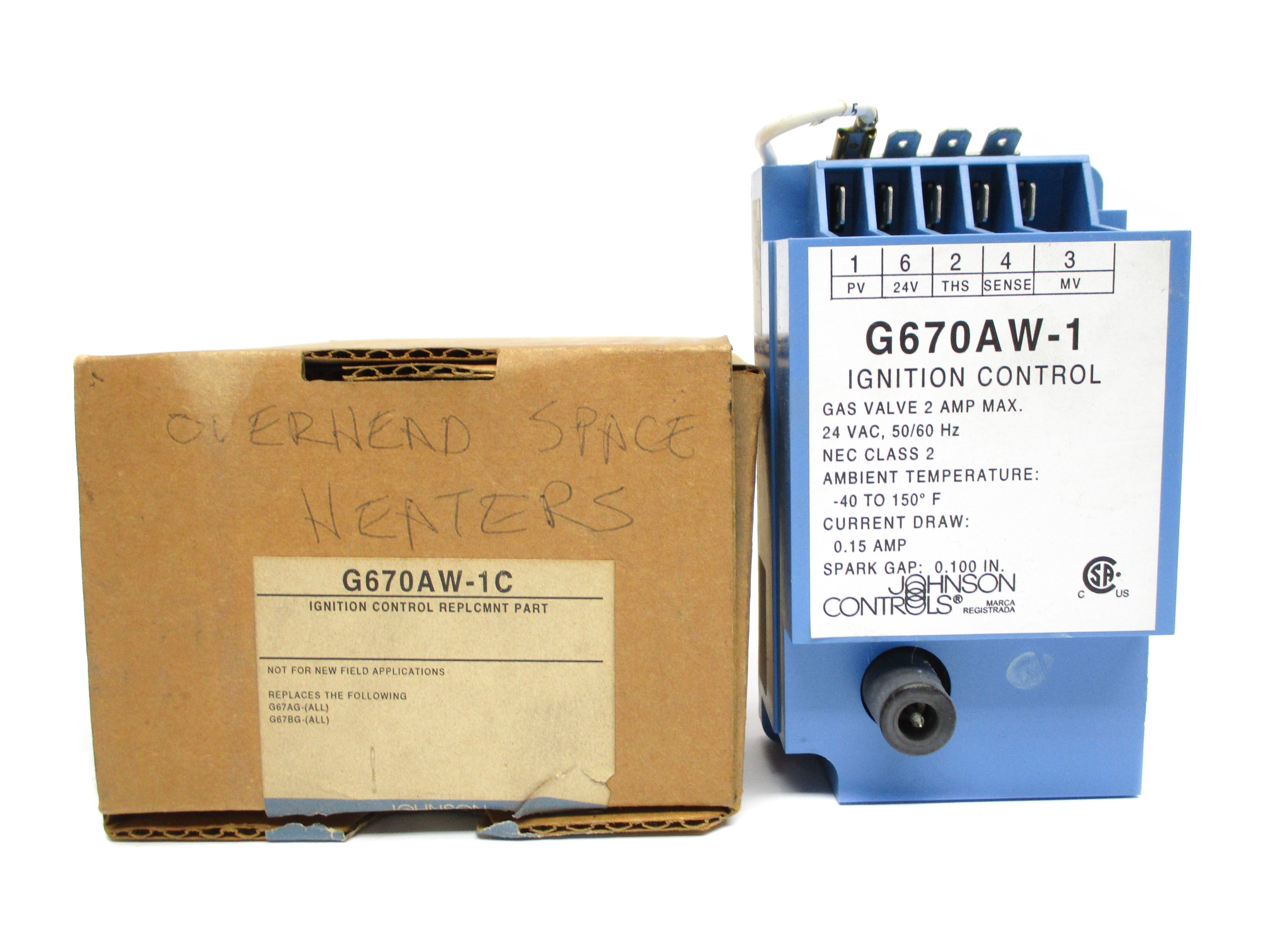 JOHNSON CONTROLS G670AW-1C 24V NSMP