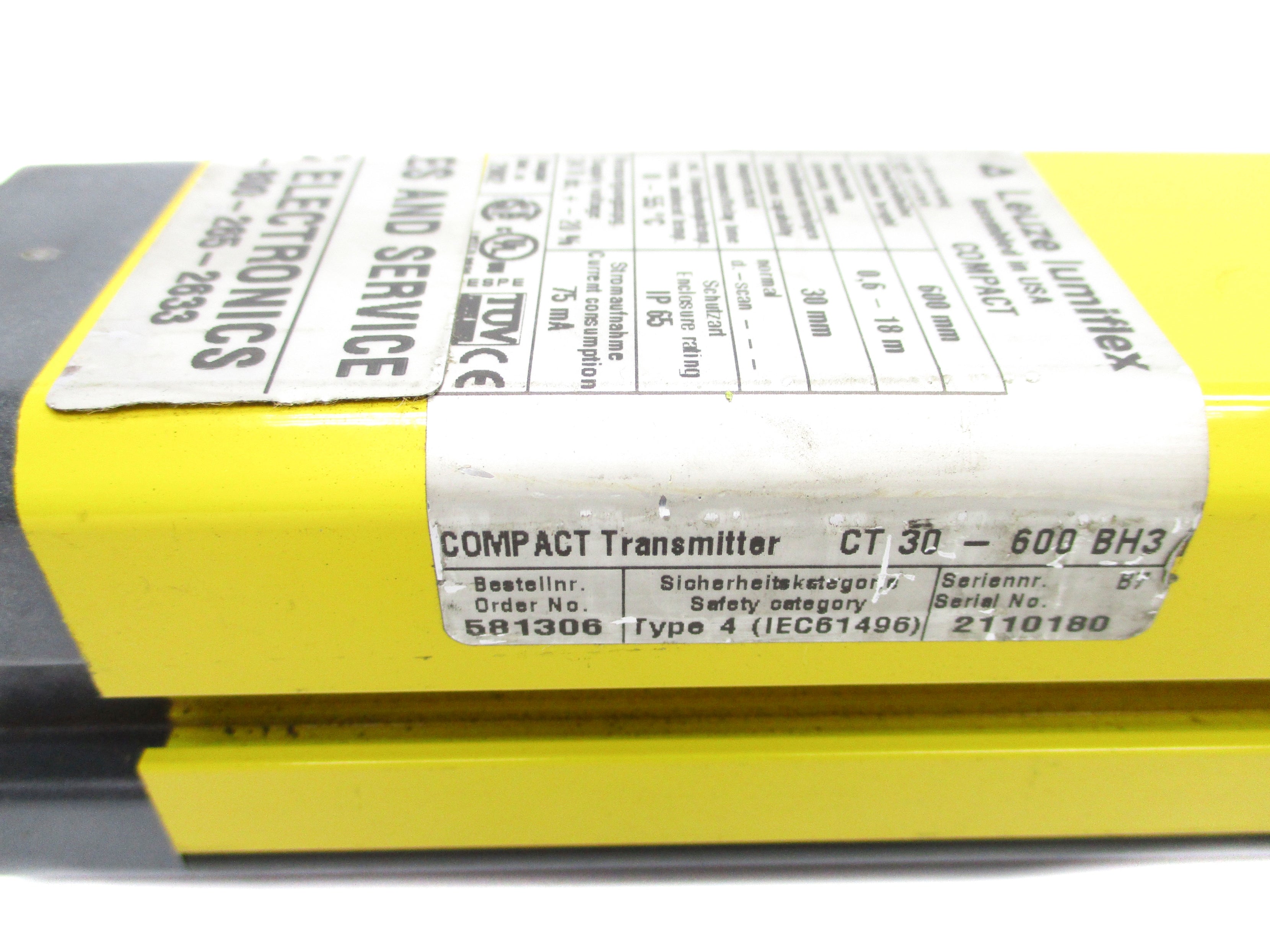 LEUZE CT30-600BH3 24VDC UNMP