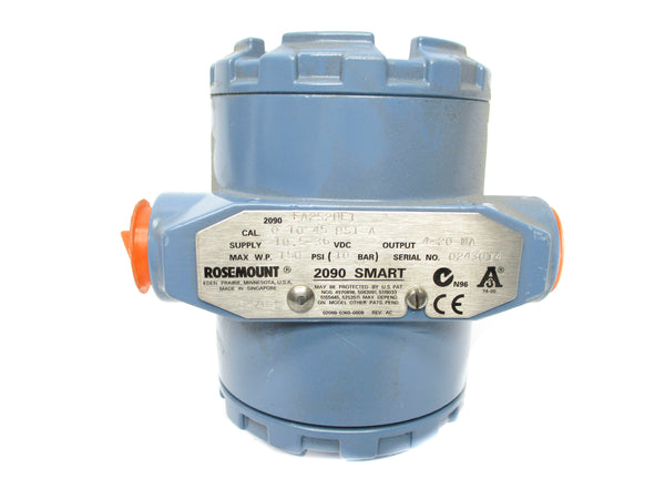 ROSEMOUNT 2090FA2S2DE1 10.5-36VDC 150PSI NSNP