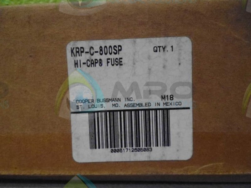 BUSS KRPC-800SP FUSE *NEW IN BOX*