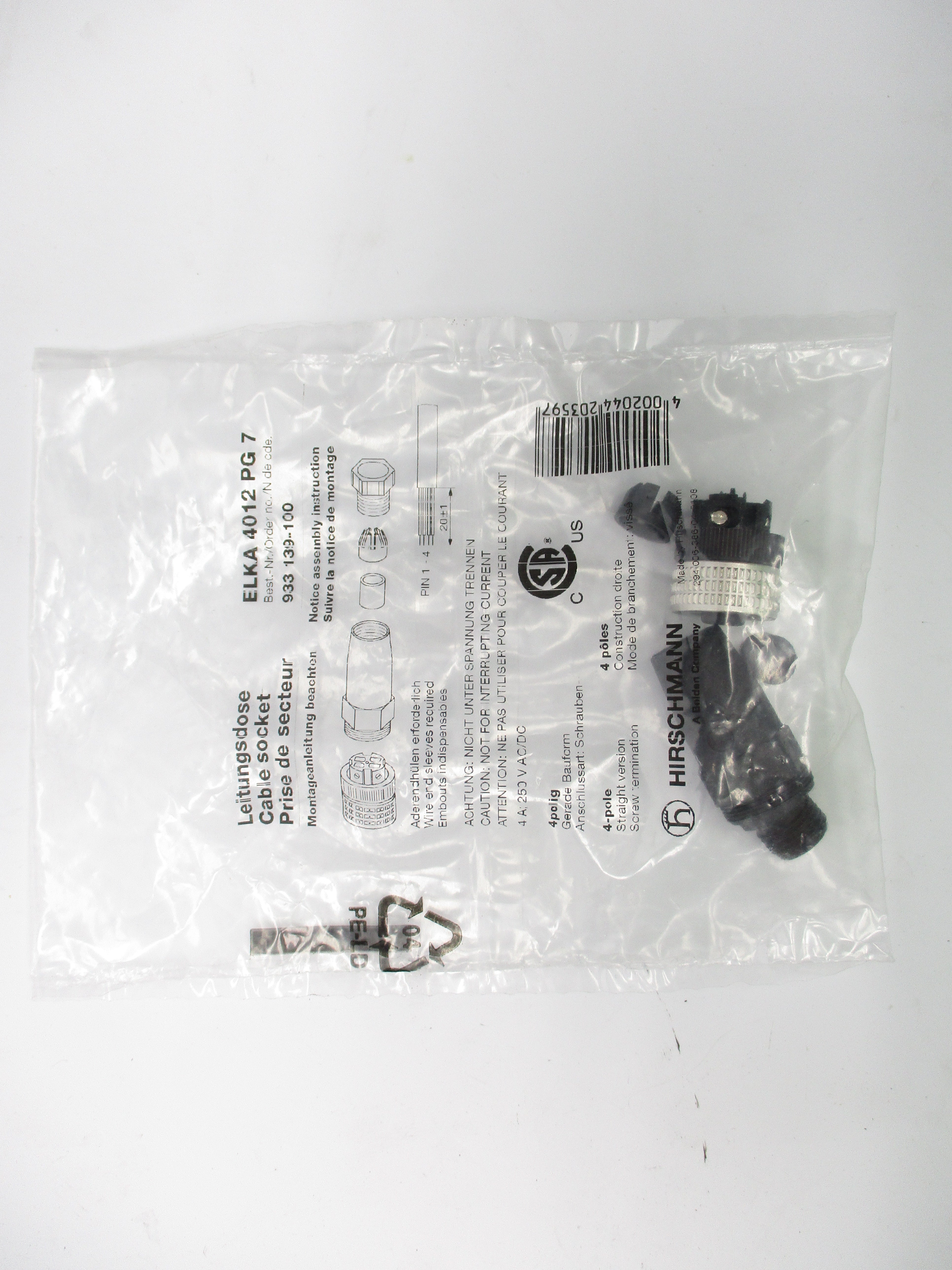 HIRSCHMANN 933139-100 NSMP