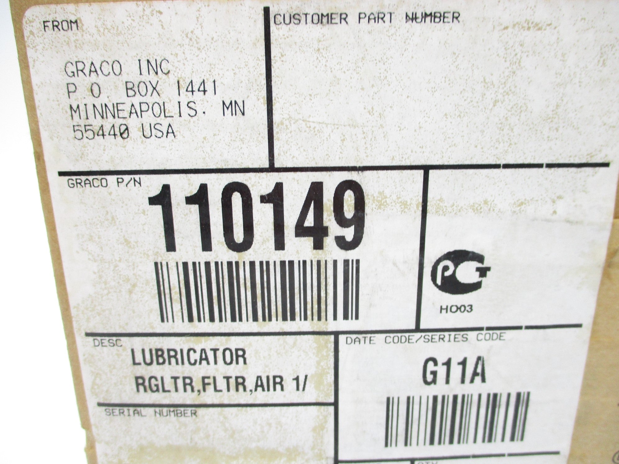 GRACO 110149 NSFS