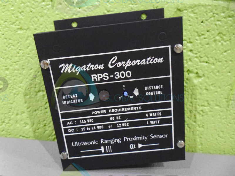 MIGATRON RPS-300-14 UNLTRASONIC SENSOR NSMP