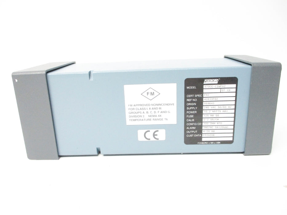FOXBORO 873CC-CIWFNZ 240VAC NSNP