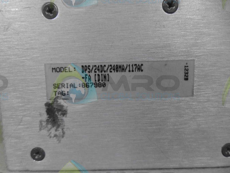 MOORE DPS/24DC/240MA POWER SUPPLY *USED*