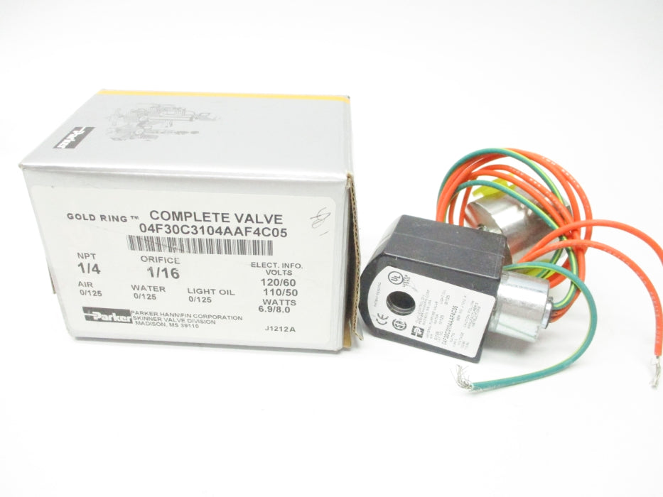 PARKER 04F30C3104AAF4C05 110/120V 0-125PSI NSMP