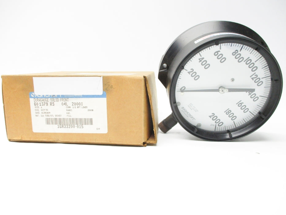 ASHCROFT 601379RS04L2000# 0-2000PSI NSMP