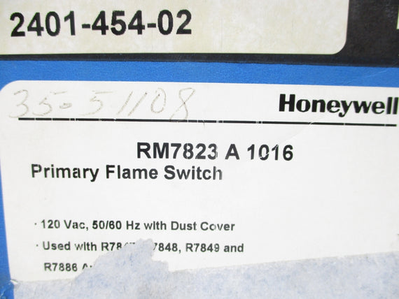 HONEYWELL RM7823A1016 120VAC NSMP