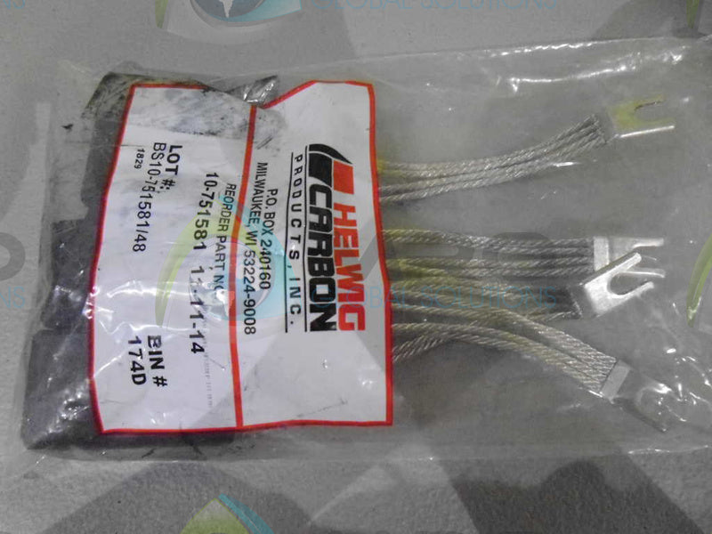 LOT OF 3 HELWIG 10-751581 MOTOR BRUSH *NEW IN FACTORY BAG*