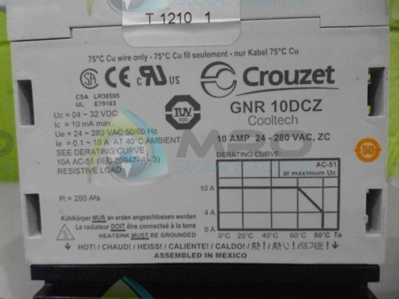 CROUZET GNR10DCZ COOL TECH *NEW NO BOX*