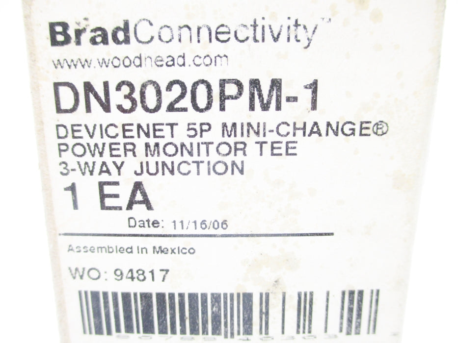 DANIEL WOODHEAD DN3020PM-1 NSMP
