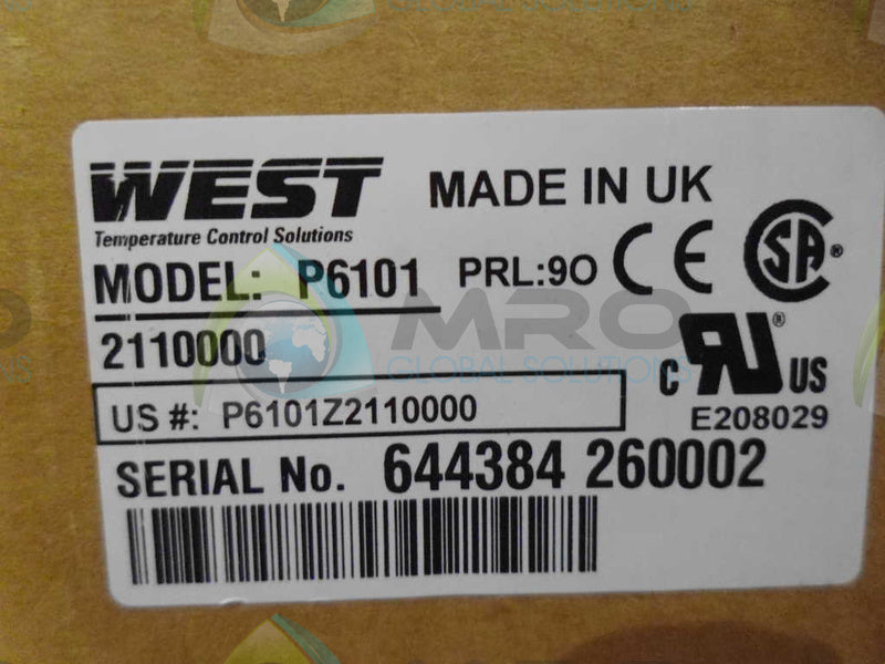 WEST P61012110000 TEMPERATURE CONTROL *NEW IN BOX*