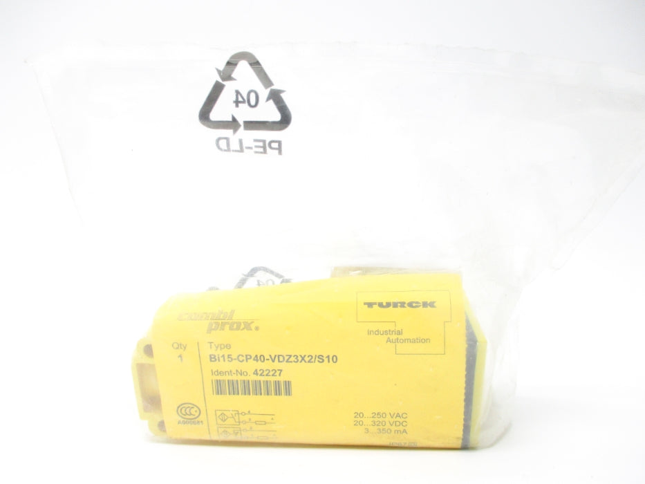 TURCK BI15-CP40-VDZ3X2/S10 42227 NSMP