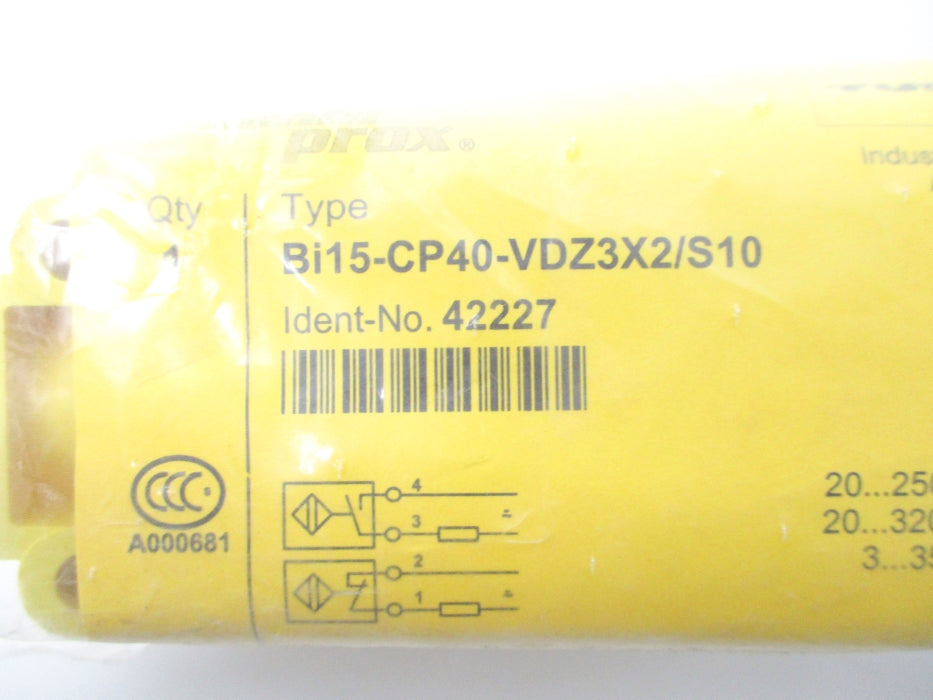 TURCK BI15-CP40-VDZ3X2/S10 42227 NSMP