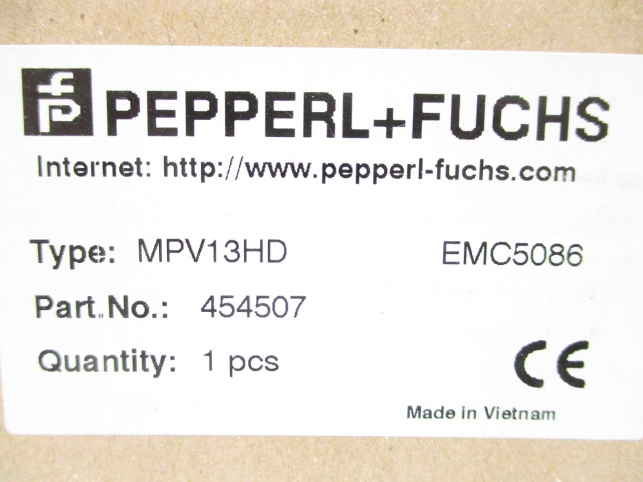 PEPPERL+FUCHS MPV13HD 454507 NSMP