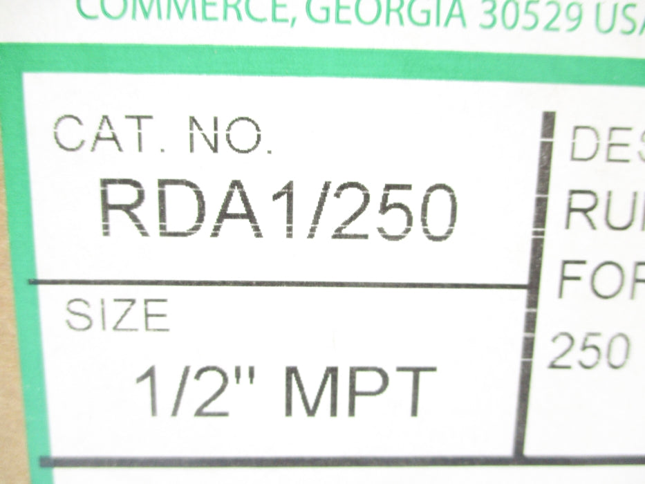 HANSEN RDA1/250 250PSI NSMP