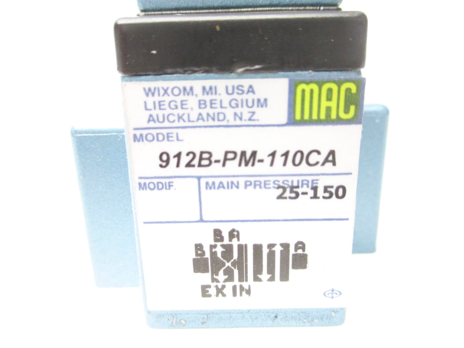 MAC 912B-PM-110CA 120V 150PSI NSNP