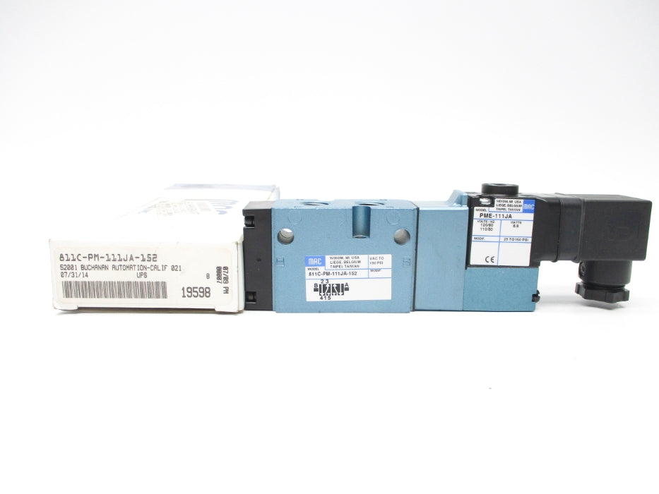 MAC 811C-PM-111JA-152 120V 150PSI NSMP