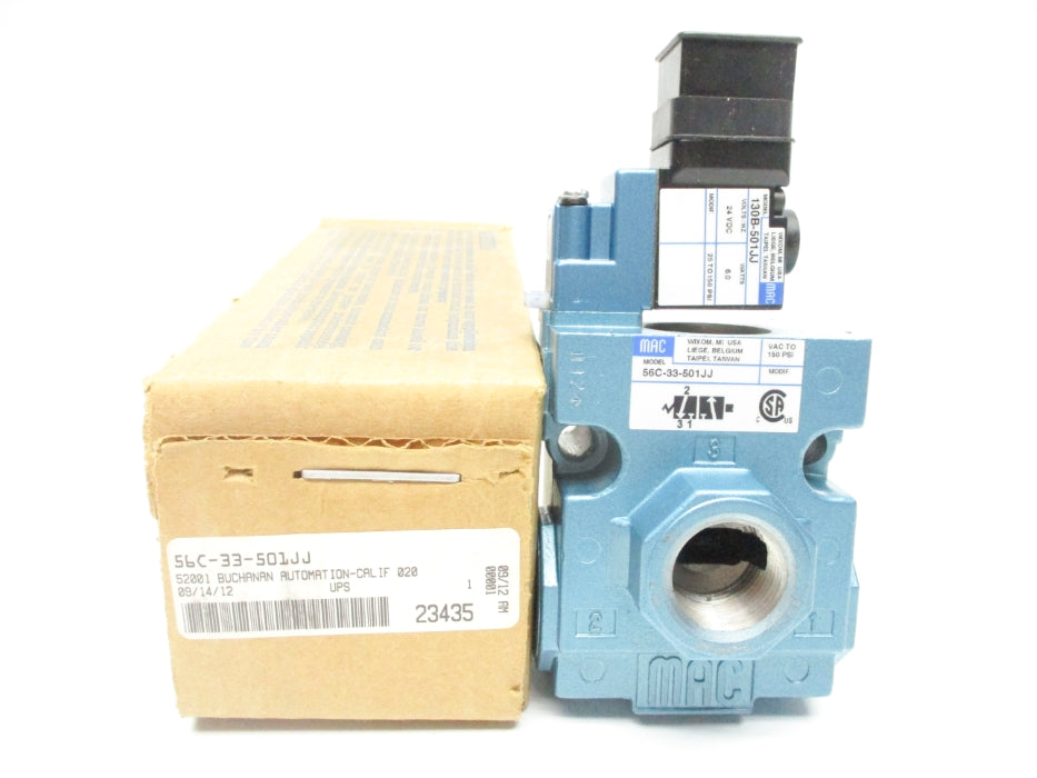 MAC 56C-33-501JJ 24VDC 150PSI NSMP